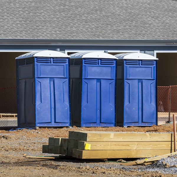 are there any restrictions on where i can place the porta potties during my rental period in Steele KY